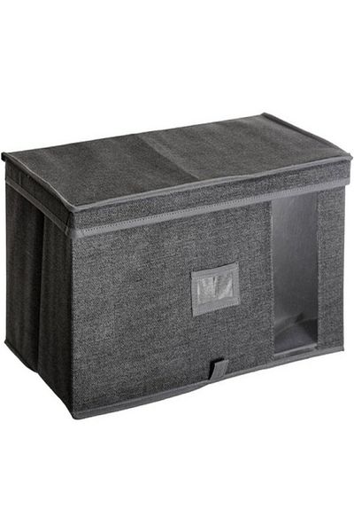 Five Simply Smart Polypropylene Rectangular Foldable Storage Box with Lid