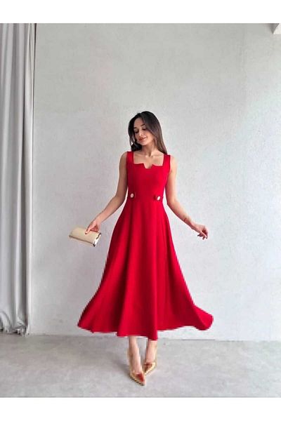 MODA DURAĞI Crew Midi Dress