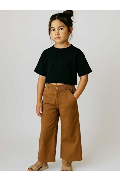 RG Tricou de bază din bumbac pentru fete