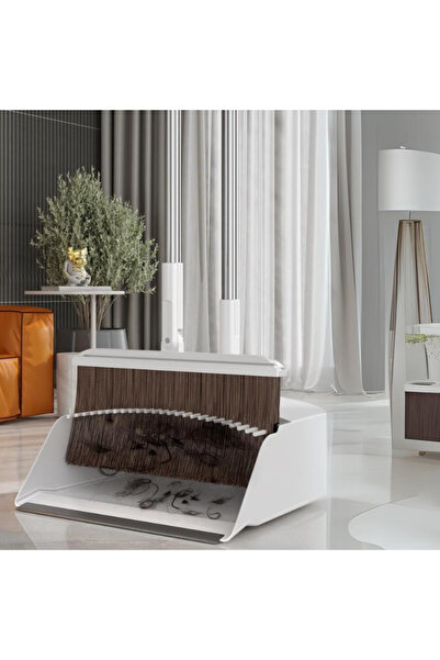 Deliny Set matura si faras pliabil, coada inox, sistem autocuratare, peri moi, alb