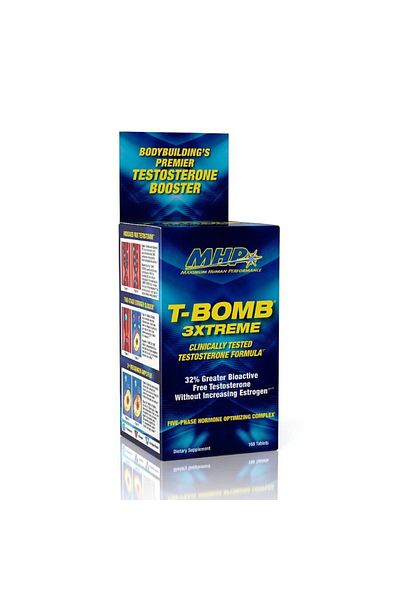 Mhp T-Bomb 3Xtreme, Energy Booster, 168 Caps, 56 Servings