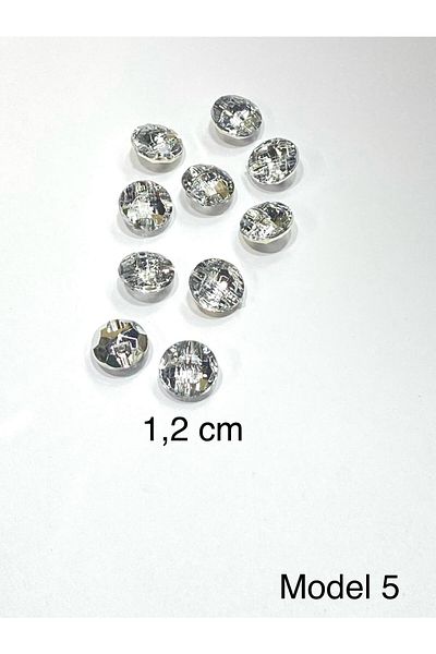 karantuhafiye Blouse Button / Plastic Stone Appearance Button with Hole from the Bottom / 2919 / 10 Pieces / Model 5
