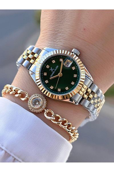 Daniel Klein Steel Cord 30 Mt Water Resistant Women Wrist Watch+Bracelet Byn.13969.7