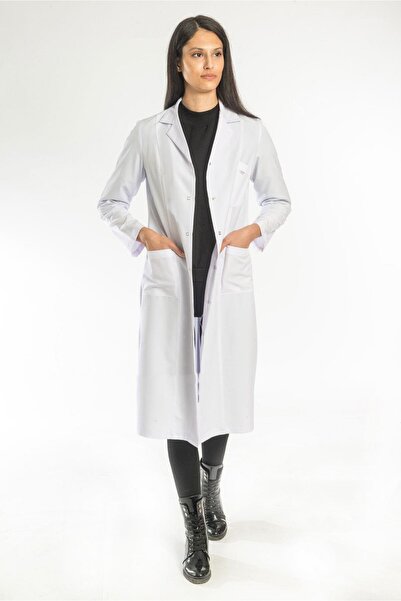 ASFORMA Klasik Yaka Tesettür Boy Öğretmen Önlügü