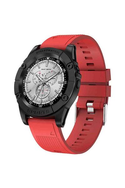 SIKS ® Bluetooth Smartwatch With Sim Card, 12h Autonomy, 1.54 Inch, Sport, Red