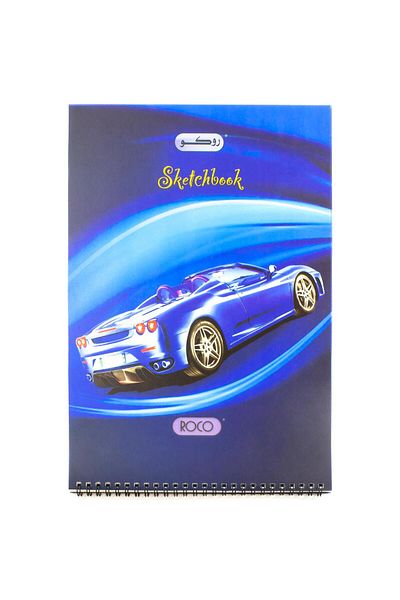 Roco Sketch Pad – 16 White Sheets, 110 gsm, Perforated with Handle for Easy Carry and Use