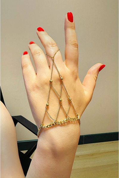 MR Dorika Model Stylish Gold Shahmeran Bracelet