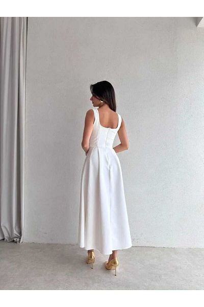 MODA DURAĞI Crew Midi Dress