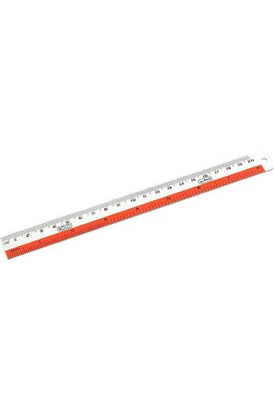 Roco Ruler 2-Tone Straight Edge 8" Aluminum