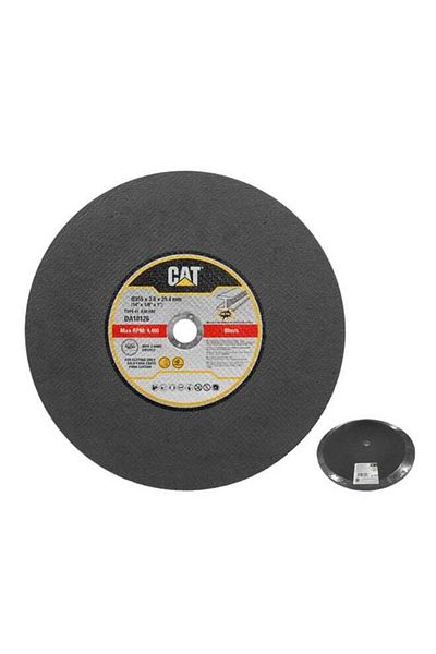 Caterpillar CAT DA10126 Abrasive Flat Metal & INOX Cutting Disc Ø355 14" x 3.0MM 5pcs