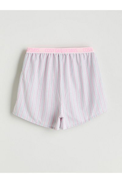 LC Waikiki Nou sezon, cu talie elastică, cu dungi, pijamale pentru femei - S5GT07Z8