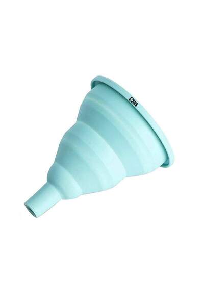 SIKS Pâlnie mini pliabilă din silicon, DH1289, 10 cm, albastră