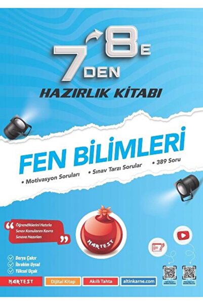 Nartest Yayınları 8. Sınıf 7 Den 8 E Fen Bilimleri Hazırlık Kitabı