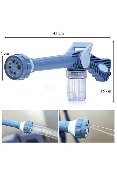 GENERAL Garden and Cleaning Jet Gun, Ez Jet Faintec, Adjustable Pressure, 8 Jet Types