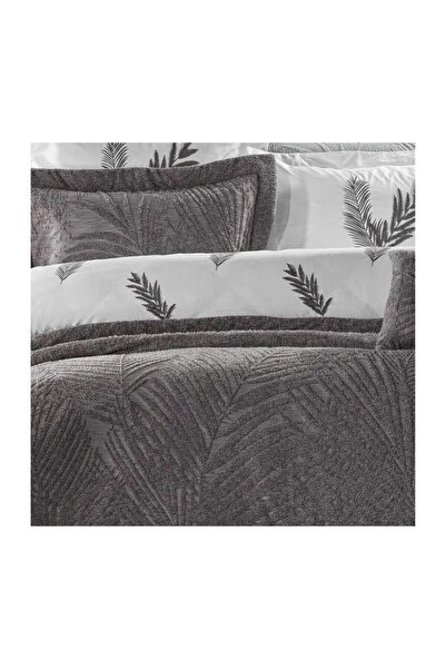 ZEBRACASA Zebra Casa Palmira Bedding Set Anthracite