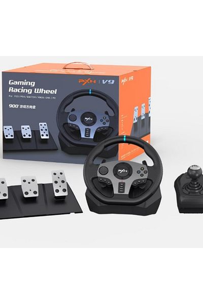 pxn Gaming Steering Wheel PXN V9 Racing Wheel 270/900° Sim Driving
