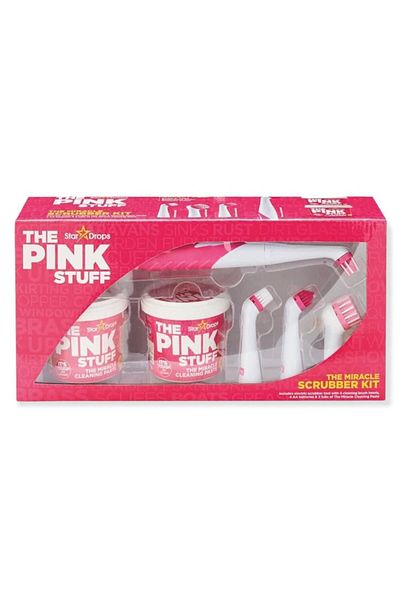 THE PINK STUFF Pack of 2x Universal Cleaning Paste, The Pink Stuff and Electric Cleaning Brush, 500 g