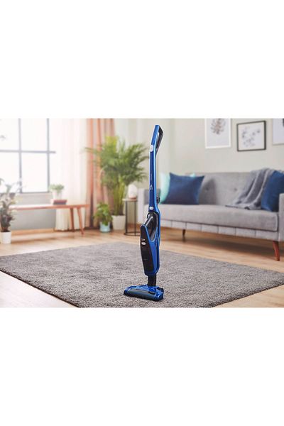 Beko Aspirator vertical VRT61821VD, 21,6 V, Li-Ion, 0,5 L, autonomie 70 min, filtru Hepa, albastru
