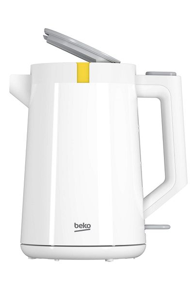 Beko Fierbător Wkm4215w, 2000w, 1,7 litri, rotație la 360°, indicator al nivelului apei, oprire automată