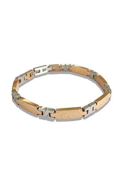 Necati Gün Ars179 Men's Leather Steel Bracelet