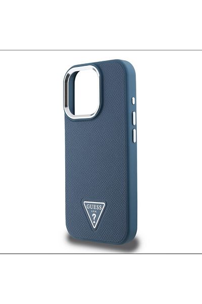 Guess Original GUESS iPhone 16 Pro Max Case - Leather & Silicone with Stylish French Design & Wireless Charging by CG Mobile