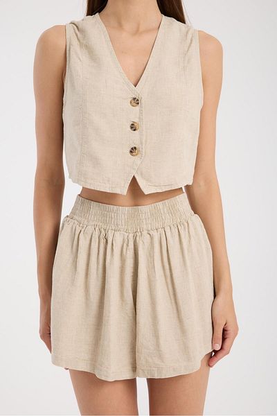 Store 100% Cotton Summer Shorts and Vest Set - Special Design