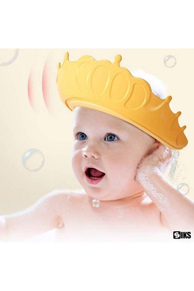 SIKS Baby Bathing Head, Eye And Ear Protection Helmet, Queen/king Crown, No Shampoo In Eyes