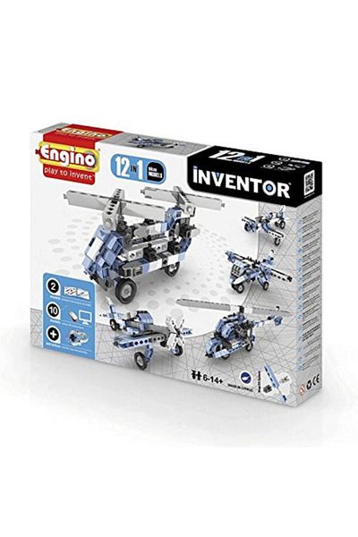 ENGINO-QBOIDZ Creative construction game, ENGINO Inventor 12 models Flying machines