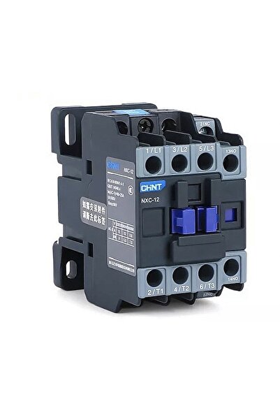 chint NXC-12 / 220V AC Bobinli / 3 Kutuplu / Kontaktör / 5,5kW / 12A / (AC-3)...