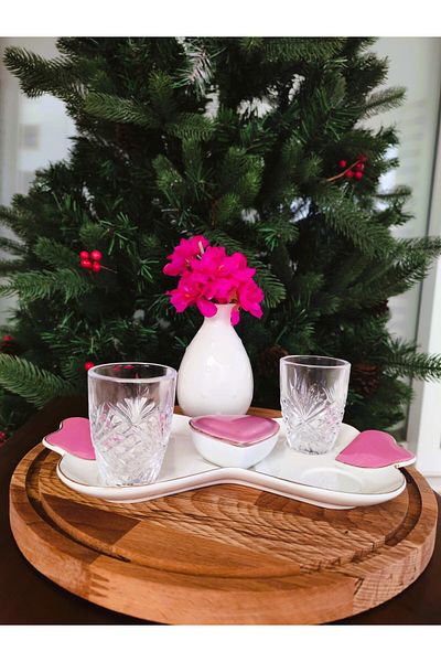 Madame Coco Aron 4-Piece Mini Coffee Side Glass Set 70 ml Classic