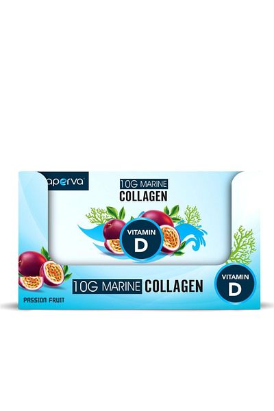 Laperva Marine Collagen, Brightens & Smoothen Skin Tone, Support Joint Health (Passion Fruit , Box Of 12PC)