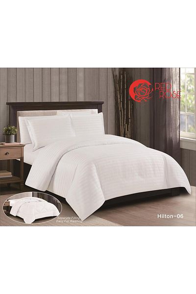 Red Rose Redrose Hotel Single Inflatable Duvet Set, Movable Filling, High Quality, Size 170 x 230 cm