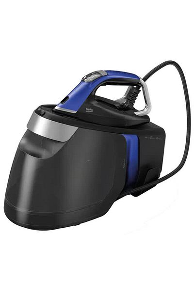 Beko Stație de călcat Sga9130b, 3000w, 600g/min, 1.8l, talpă Steamglide, albastru-negru