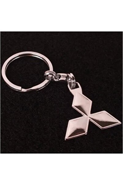 STİLİX GARAGE Mitsubishi Keychain 3D Metal Automobile Keychain 1Pcs