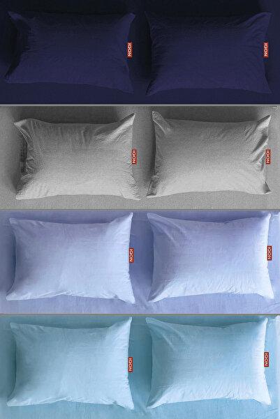 İQON Наволочки 8 штук | синій | сірий | блакитний | бірюзовий |