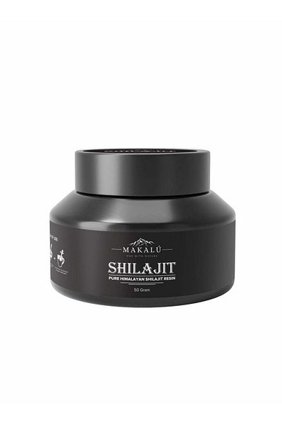 MAKALU Ayurvedic Pure Himalayan Shilajit/Shilajeet Resin With Spoon 50gm