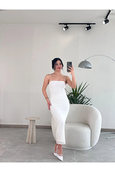 Kyra Studios Beyaz Snow White Tül Elbise