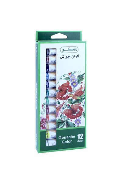 Roco Colour Paint Set Gouache Color 12 Colors