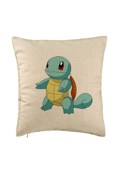 BEKZ Față de pernă, model Squirtle Kids, 40x40 cm, bej