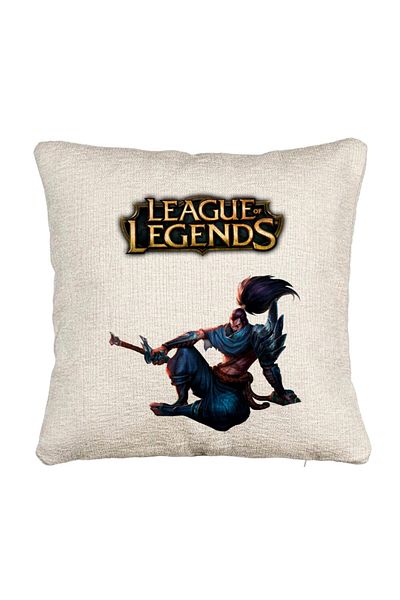 BEKZ Perna Decorativa Canapea cu League of Legends, 40x40 cm, Cu fermoar