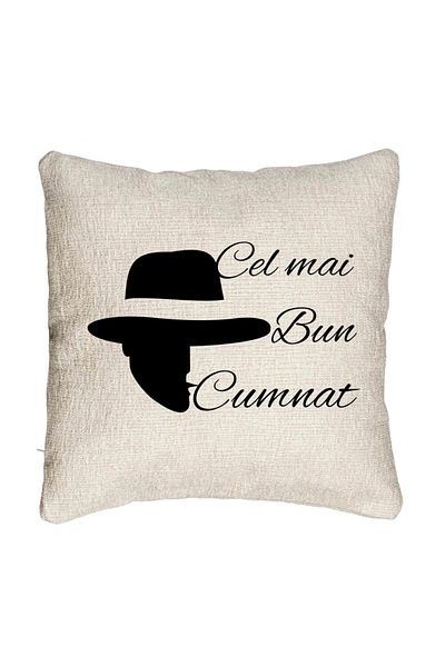 BEKZ Fata de perna Canapea pentru Cumnat 2, 40x40 cm, Cu fermoar