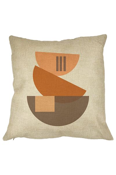 BEKZ Perna Decorativa Model Abstract Creativ 8,40x40 cm, Husa Detasabila, Burduf