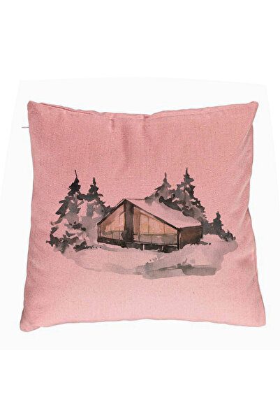 BEKZ Față de pernă cu tematică de Crăciun, 6 buc., 40x40 cm, roz