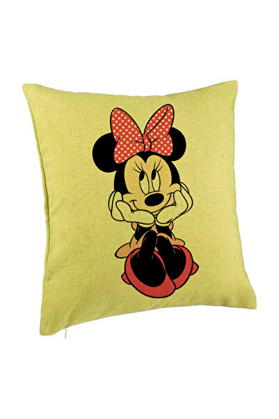 BEKZ Față de pernă, model pentru copii Minnie Mouse, 40x40 cm, verde