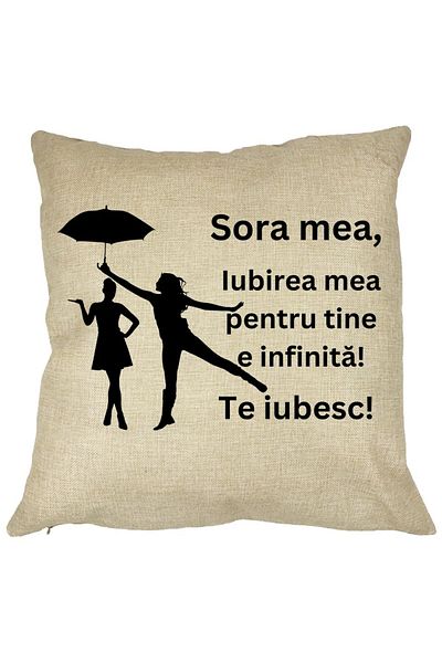 BEKZ Față de pernă Sora mea 2, 40x40 cm