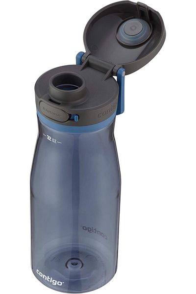 Contigo Jackson 2.0 BPA Free Plastic Water Bottle with Leak Proof Lid, Chug Mouth Design - Blue Corn, 946ml