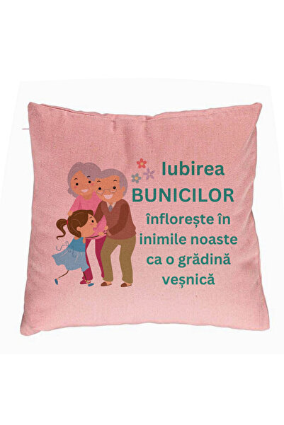 BEKZ Față de pernă pentru bunici 6 ani, 40x40 cm, roz