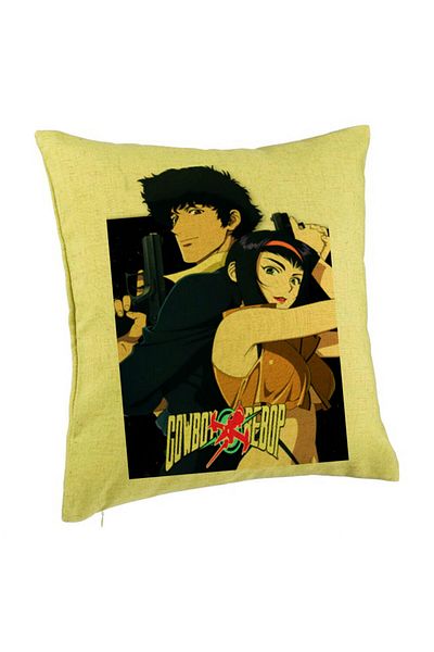 BEKZ Față de pernă Cowboy Bebop, 40x40 cm, verde