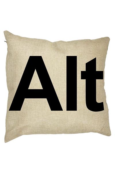 BEKZ Perna Decorativa Patrata Alt, 40x40 cm, Husa Detasabila, Burduf