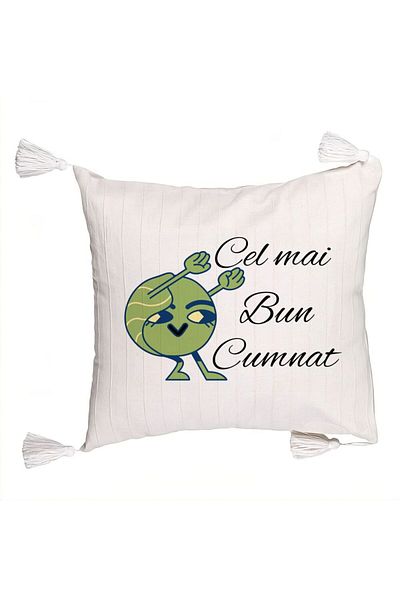 BEKZ Fringed Pillowcase for Brother-in-law 4, 45x45 cm, With zipper